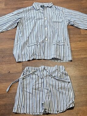 NWOT CHRISTIAN DIOR mens pajama set SIZE XL MULTICOLOR